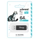 USB флеш накопитель Wibrand 64GB Marten Black USB 3.2 Gen 1 (USB 3.0) (WI3.2/MA64P10B) - изображение 2