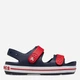 Детские сандалии для мальчика Crocs Crocband Cruiser Sandal T Nv/Vr 209424-4OT 25-26 (C9) Navy/Varsity Red (196265604067) - изображение 1