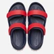 Детские сандалии для мальчика Crocs Crocband Cruiser Sandal T Nv/Vr 209424-4OT 25-26 (C9) Navy/Varsity Red (196265604067) - изображение 5