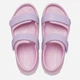 Дитячі сандалії для дівчинки Crocs Crocband Cruiser Sandal Kids 209423-84I 32-33 (J13) Рожеві (196265603763) - зображення 5