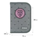 Пенал Kite 1 від., 2 відв., без напов. College Line girl K24-622-1 20x14x3,9 - изображение 2