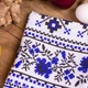 Рушник вафельний Waffle Blue ширина 50*30 см - зображення 2