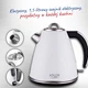Электрочайник в стальном корпусе Adler AD 1343 white 1,5 л STRIX - изображение 8
