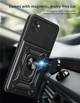 Протиударний броньований чохол із захистом камери для Xiaomi Redmi 13c та Poco c65 Armor Case Keysion black - изображение 10