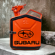 Подарочная канистра мини-бар с дозаправкой 5л Subaru марка авто, uwest, Оранжева - изображение 1