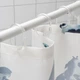 Завіса для душу 180х200см Ikea VATTENSJÖN 504.878.24 - зображення 3