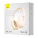 Беспроводные наушники накладные Baseus Bowie D05 Creamy White (NGTD020202), складывающиеся, Bluetooth 5.3, 600 мАч, 70 часов автономн. работы, 20 Гц-20 кГц, 2 подключения, Type-C, кремовый белый - изображение 5