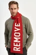 Червоний шарф Remove before flight від Aeronautica Militare 5897 - изображение 4
