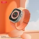 Розумний смарт-годинник XO M9 Ultra AMOLED Call Watch Sport Edition для спорту та дзвінків помаранчевий - изображение 1