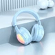 Наушники HOCO Focus BT headphones W48 |BT5.3, AUX/BT/TF, 46h| синие - изображение 3