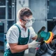 Машинка для полірування та шліфування бездротова акумуляторна для полірування автомобілів 8 швидкостей із насадками - зображення 8