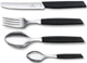 Набор столовых приборов Victorinox Swiss Modern Table Set 24 предмета с черной ручкой (6.9093.11W.24) - изображение 2