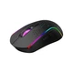 Беспроводная игровая компьютерная мышь XTRIKE ME GW-611 с RGB подсветкой |800-8000 6 step DPI, 2.4G/Type-C| Черный - изображение 2