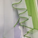 Готовая тюль с ламбрекеном ALBO 200x160 cm Салатовая (KU-178-8) - изображение 3