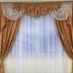Современные шторы в спальню, ламбрекены на окна, готовые шторы с ламбрекеном Персиковый (LS-210-11) - изображение 3