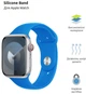Ремешок ArmorStandart Sport Band (3 Straps) для Apple Watch 42 (Series 11-10)/41/40/38 Clear Blue (ARM74263) - изображение 2