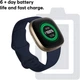Смарт-часы Fitbit Versa 3 Midnight/Soft Gold Aluminum (FB511GLNV) - изображение 8