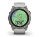 Смарт-годинник GARMIN Fenix 7X Pro Sapphire Solar Titanium w. Fog Gray/Ember O. Band (010-02778-14/15) - зображення 7