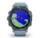 Смарт-годинник GARMIN Descent Mk2S Mineral Blue with Sea Foam Silicone Band (010-02403-07) - зображення 7