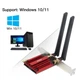 Сетевая карта PCI-E Fenvi PCE-AXE3000 (Intel AX210) адаптер 2.4G/5G/6Ghz 5374 Mbps + Bluetooth 5.3 , 2 антенны, с радиатором - изображение 3
