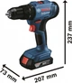 Аккумуляторная ударная дрель-шуруповерт Bosch GSB 183-LI 2x2.0Ah GAL 18V-20 Carry Case (06019K9100) - изображение 7