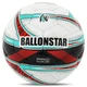 Мяч футбольный профессиональный №5 BALLONSTAR (PU, Белый-Красный) (FB-4403_Белый-Красный) - изображение 1