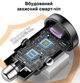 Автомобильное зарядное устройство Essager 30W Type-C + USB-A с быстрой зарядкой, заряд от прикуривателя, черный (84172343) - изображение 5