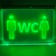 Акрилайт WC с зеленой подсветкой - изображение 2