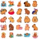 Набір наклейок Капібара Capybaras 50 шт - зображення 3