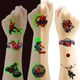 Детские светящиеся татуировки Человек-паук Spider-Man Tattoo 4 листа - изображение 3