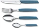 Набор столовых приборов Victorinox Swiss Modern Table Set 24 предмета с синей ручкой (6.9096.12W2.24) - изображение 2