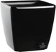 Вазон Plastkon Quadrato Flower Lover 34x34x32 см Антрацит (4820002386607) - изображение 1