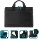 Сумка для ноутбука Tucano Smilza Slim 15.6" черная - изображение 3