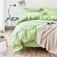 Комплект постельного белья Страйп-Сатин XR Italy Quilt Cover set 100% Cotton 200х220см Фисташковый - изображение 1