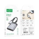 Кардридер HOCO UA25 2-in-1 card reader iP Metal Gray (6942007608855) - изображение 5