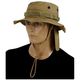 Панама Sturm Mil-Tec British Boonie Hat with Neck Flap R/S Coyote M (12326105) - зображення 3