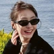 Окуляри жіночі в ретро стилі Jennie чорні - зображення 6