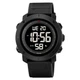 Часы наручные 2122BKBK SKMEI с подсветкой, BLACK-BLACK - изображение 1