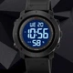 Часы наручные 2122BKBK SKMEI с подсветкой, BLACK-BLACK - изображение 5