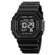 Часы наручные 1988BK SKMEI с подсветкой, BLACK - изображение 1