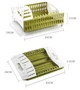 Сушарка для посуду Compact Dish Rack складна настільна із пластику - зображення 6