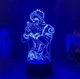 Акриловый 3D стветильник - ночник Аниме Магическая битва Рёмен Сукуна (в теле Итадори Юдзи) 16 цветов + пульт тип 3 - изображение 5