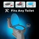 Светодиодная LED подсветка Light Bowl для унитаза с датчиком движения, 16 цветов Белый - изображение 3