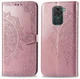 Чехол Vintage для Xiaomi Redmi Note 9 книжка кожа PU розовый - изображение 7