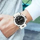 Годинник наручний чоловічий SKMEI 1155BWT white - зображення 5