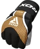 Перчатки для ММА RDX AURA PLUS T-17 M капа в комплекте Black/Golden (GGR-T17BGL-M+) - изображение 5