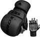 Перчатки для ММА RDX F6 KARA Matte Plus S/M капа в комплекте Black (GSR-F6MB-S/M+) - изображение 3