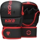 Перчатки для ММА RDX F6 KARA Matte Plus S/M капа в комплекте Red (GSR-F6MR-S/M+) - изображение 2