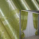 Комплект готових штор VR-Textil Софт Ліана № 462ш Оливковий 150х270 см 2 шт (30-202) - зображення 1