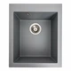 Гранитная мойка для кухни VALESO SOKIL 4150 матовая Серый металлик - изображение 4